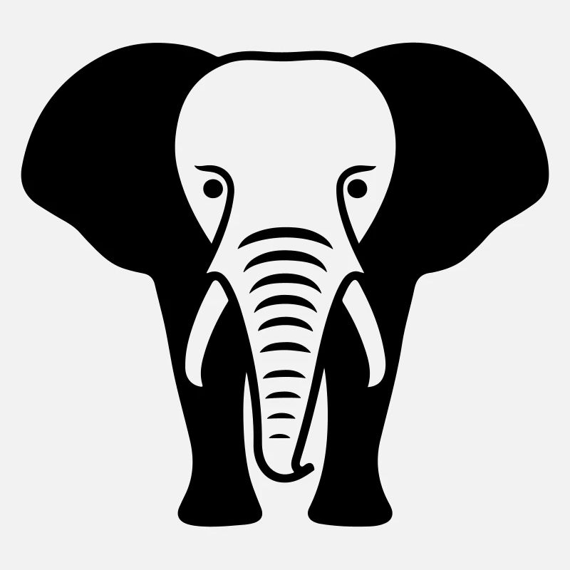 Elefant Tier Silhouette