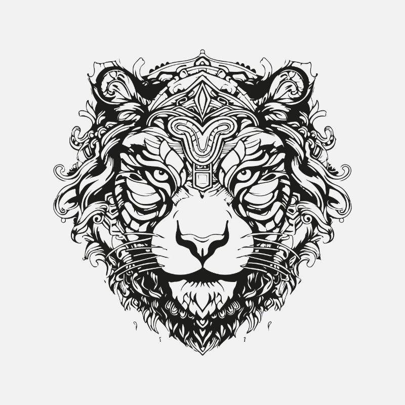 Tigre Mandala Boho