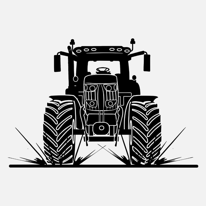 Traktor durch Schlamm