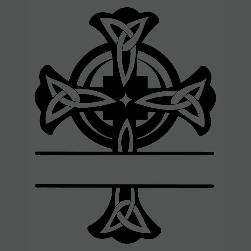 Keltisches Kreuz Logo oder Monogramm