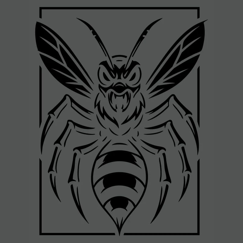 Stylized wasp