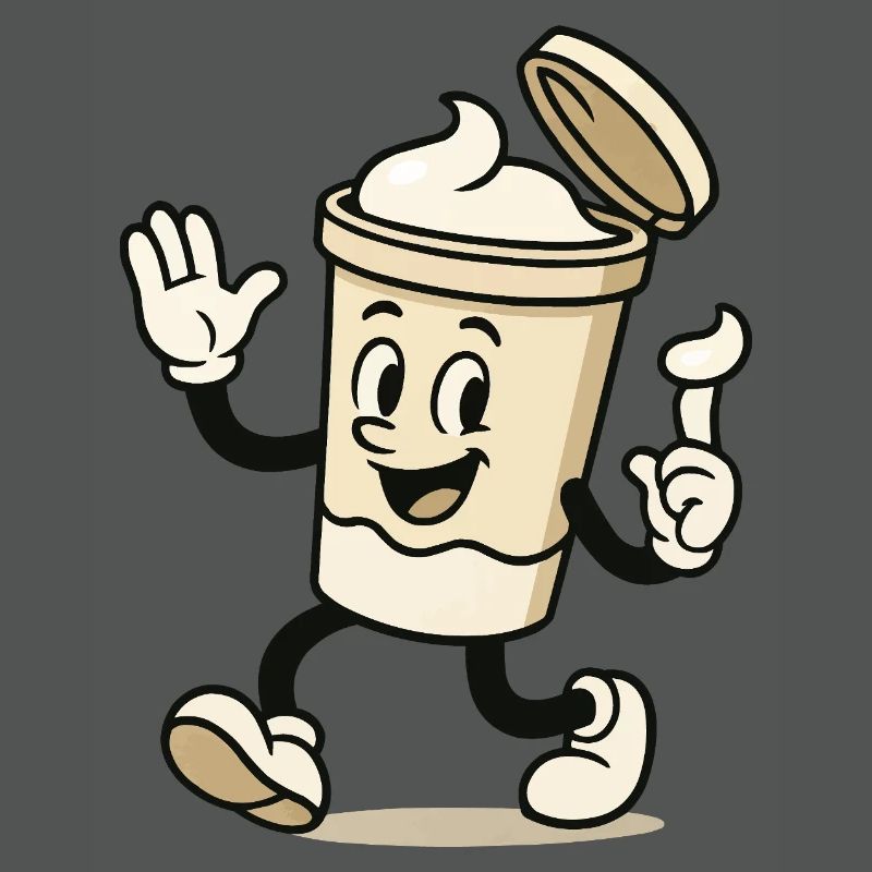 eiscreme becher comic