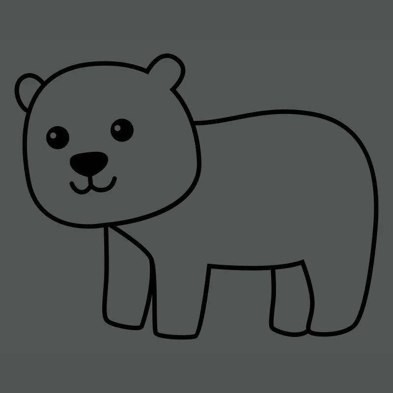 Eisbär Comic Tier