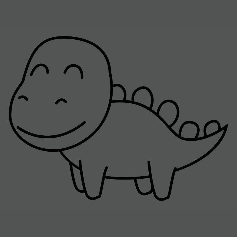 Dinosaur stegosaurus Comic