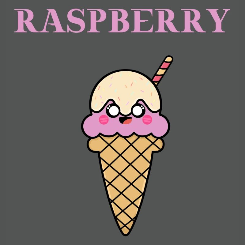 Raspberry Raspberry Ice Cream Ice Cream Gift Idea Sweet