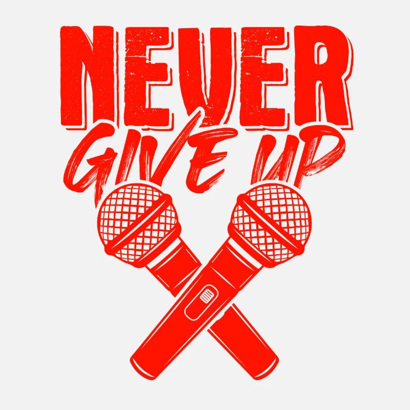 never give up rap