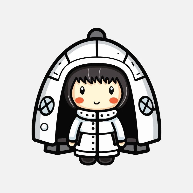 Igloo Eskimo Bande dessinée d’hiver