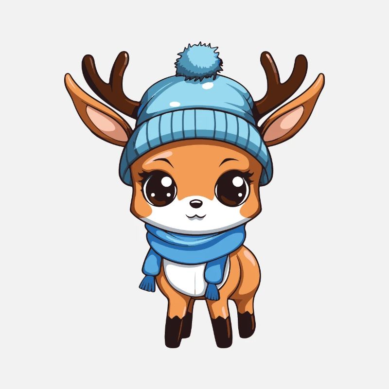 Deer Winter Comic