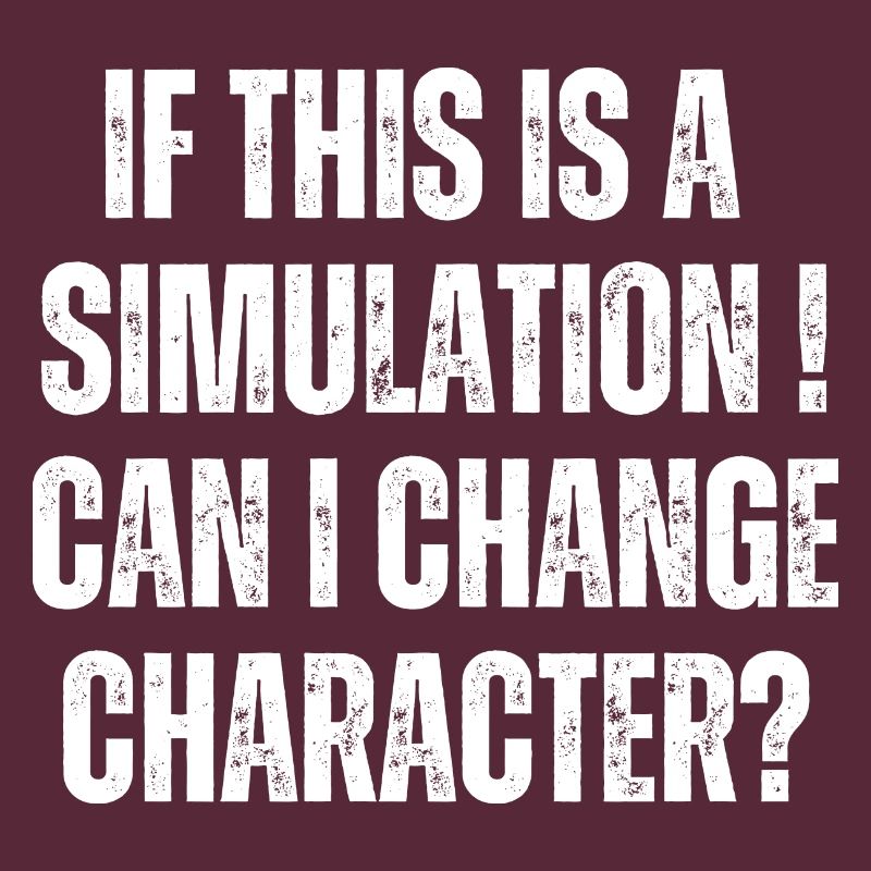 If this is a simulation can i change character?