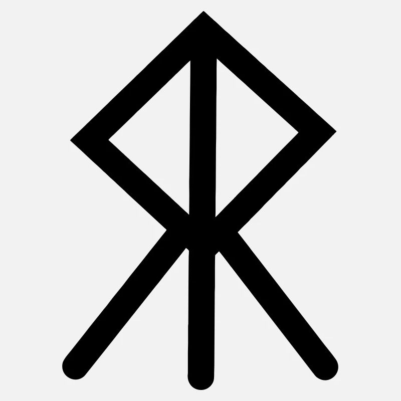 Moed Viking rune COURAGE