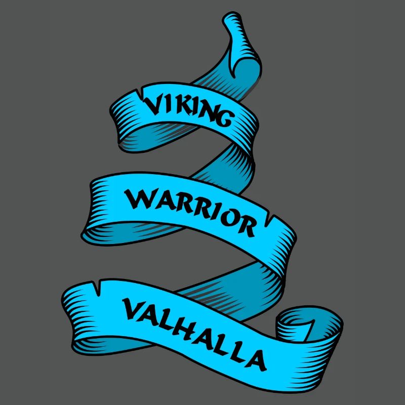 Wikinger Wimpel oder Banner blau
