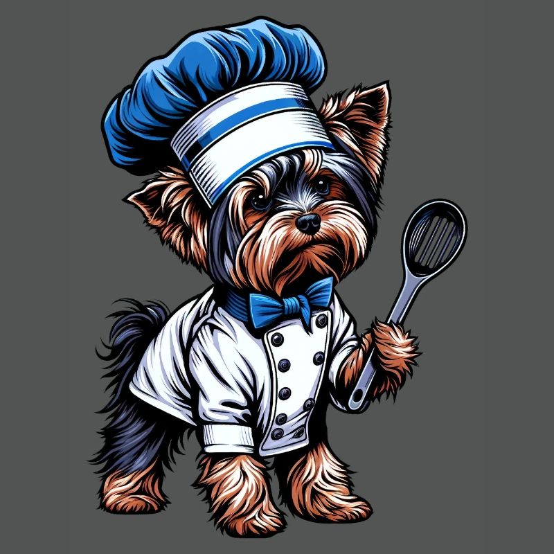 Cuisinier du Yorkshire Terrier