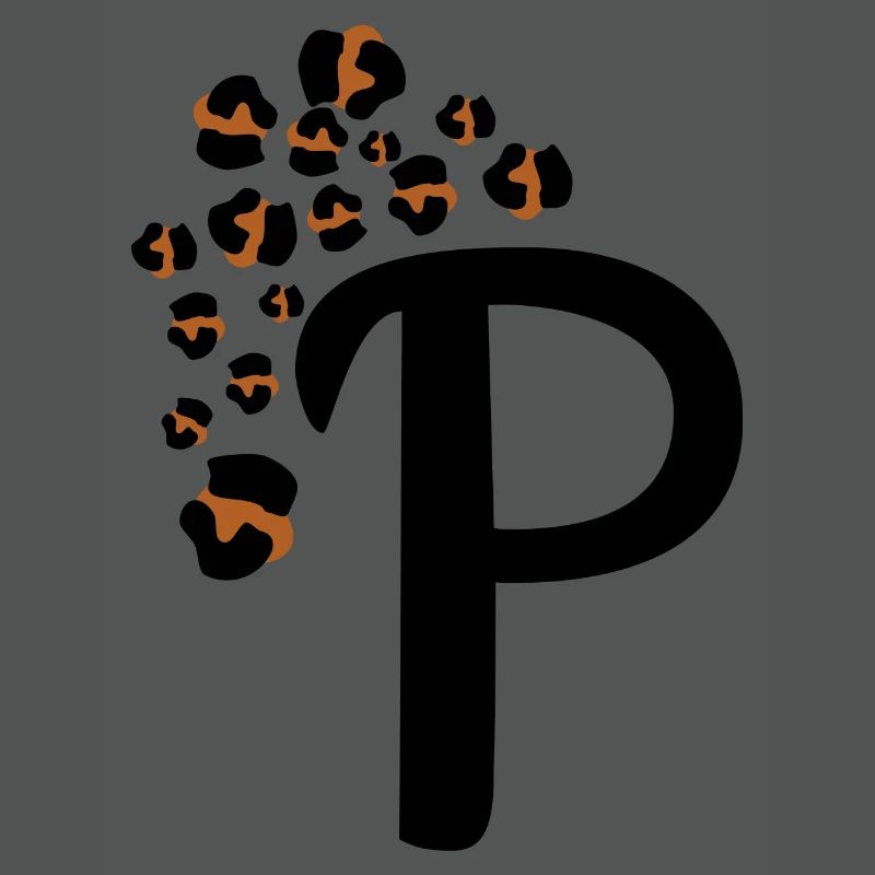 Letter p leopard patterns