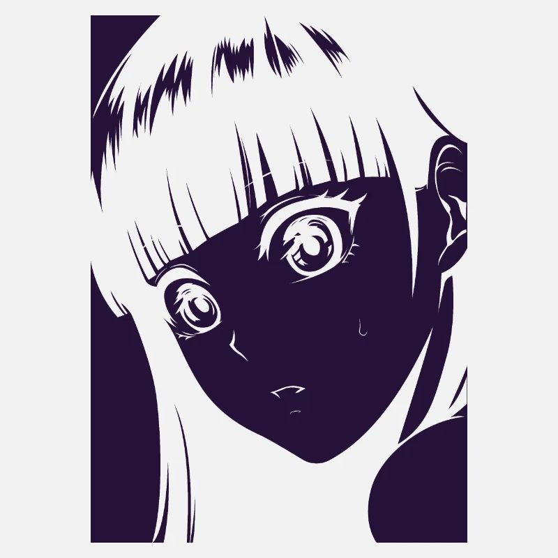 fille mignonne choquée