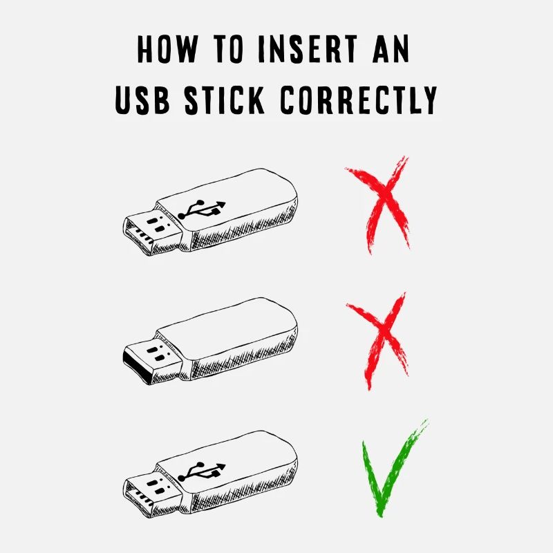 Comment insérer correctement une clé USB