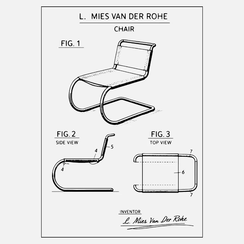 Conception moderne des chaises
