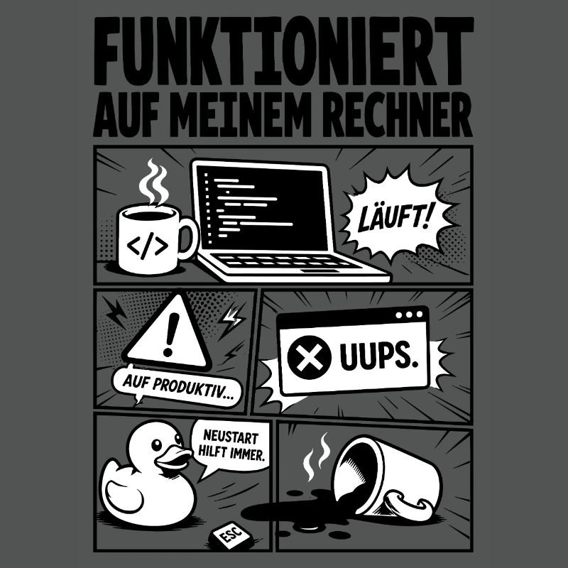 Läuft Coding Comic Design