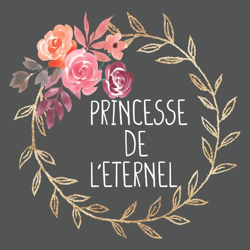 Princesse de l éternel, couronne de fleur