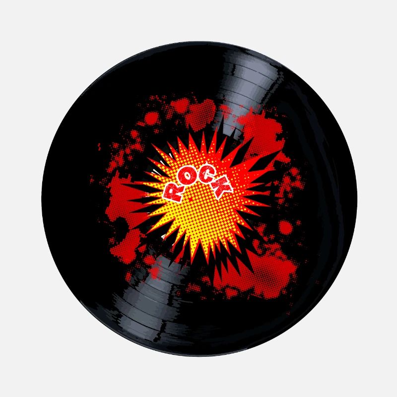 Explodierende Rock Long Playing Record