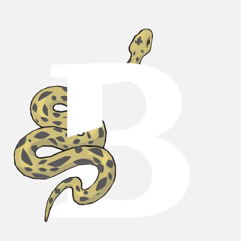 Lettre b serpent