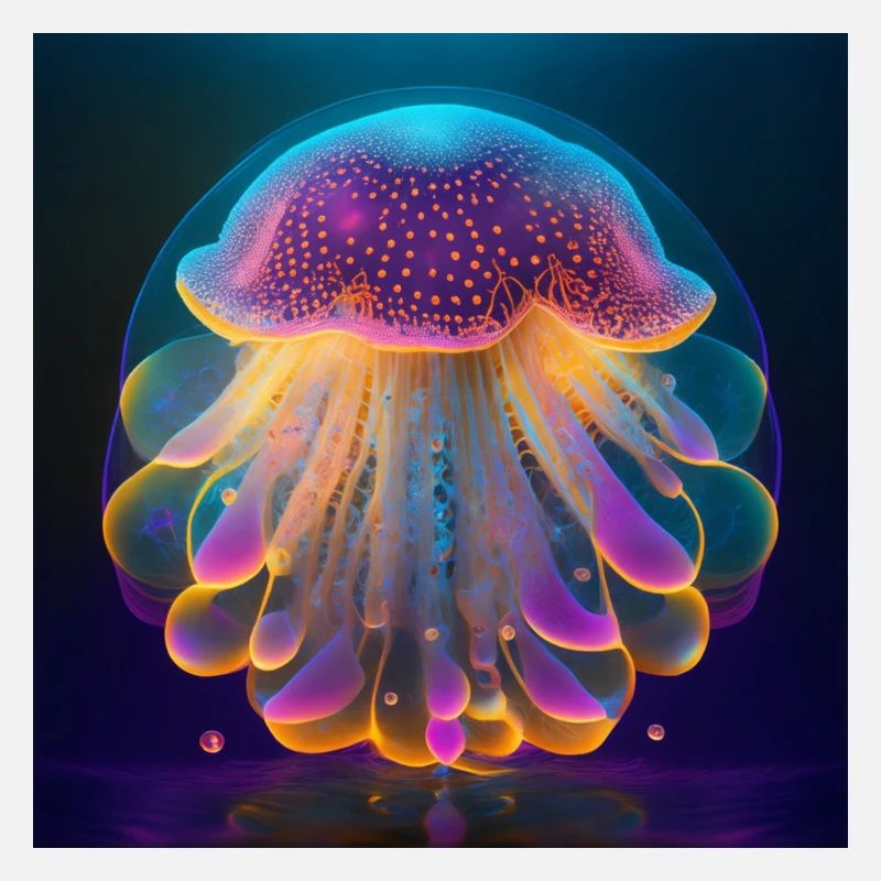 Amazing magic yellyfish