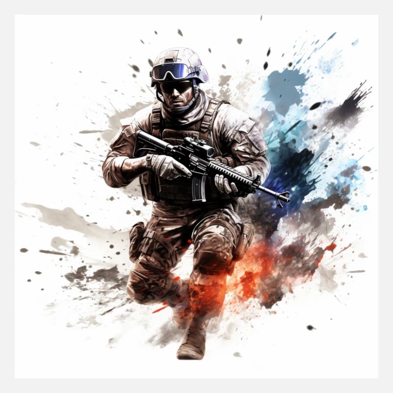 COD gaming art shooter 2
