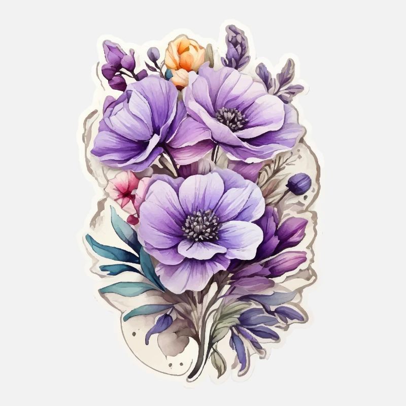 Blaue Wildblume