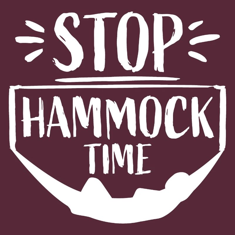 Funny Stop Hammock Time Relaxing Sleeping Camping