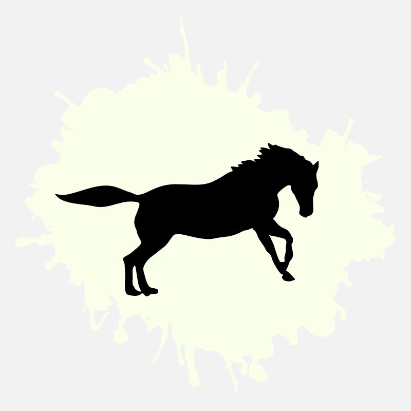 pferd klecks