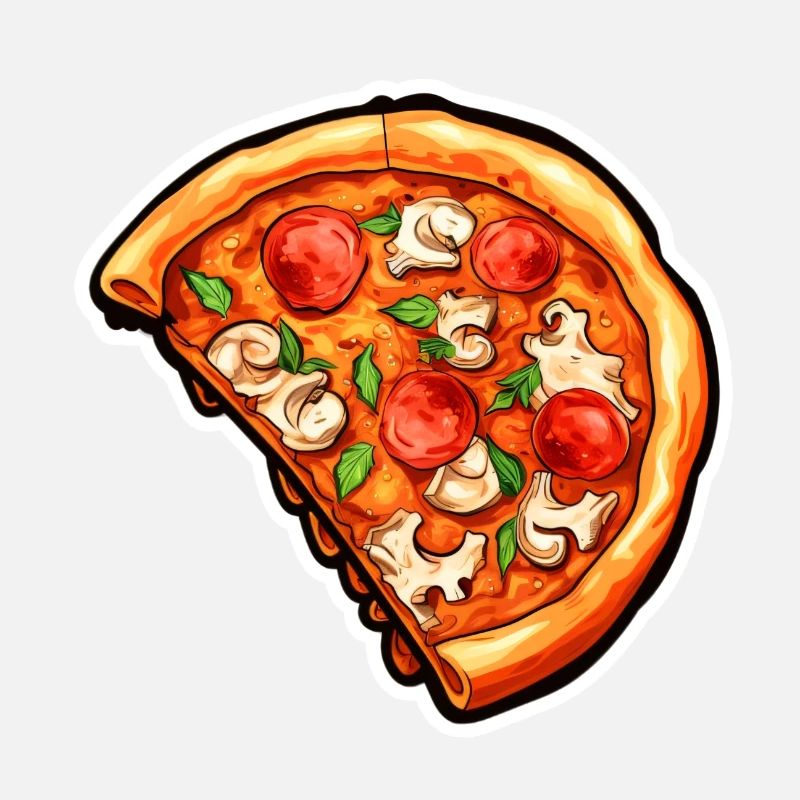 Pizza Hälfte