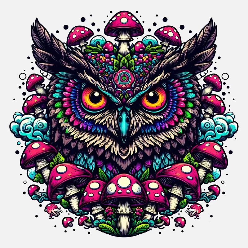 Psychedelic Owl