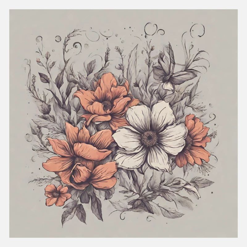 Pastel Spring Flowers