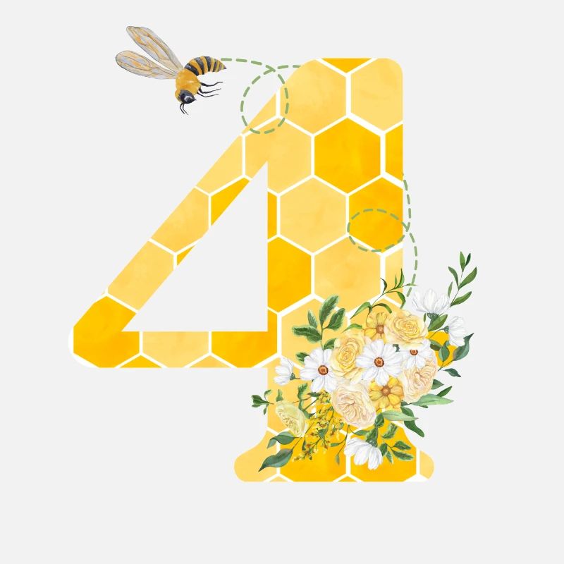 4e anniversaire abeille