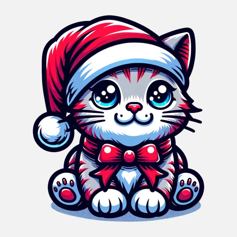 Chat mignon Noël