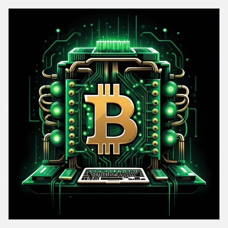 Bitcoin Crypto Crypto à la lune Cadeau CPU