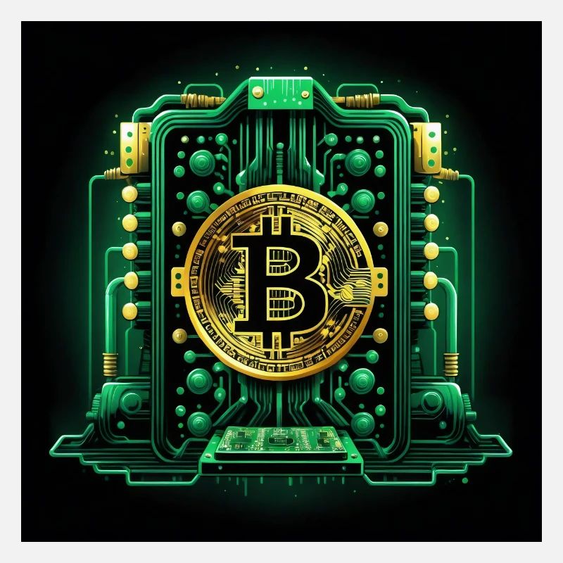 Bitcoin Crypto Crypto à la lune Cadeau CPU