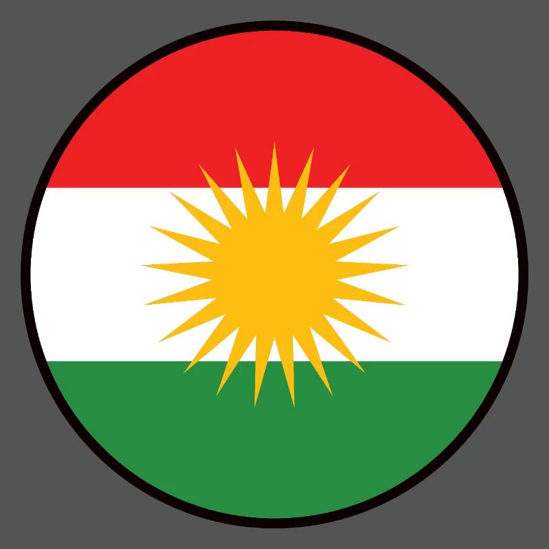 Drapeau du Kurdistan Bakur Bashur Rojava Rojhlt Newroz