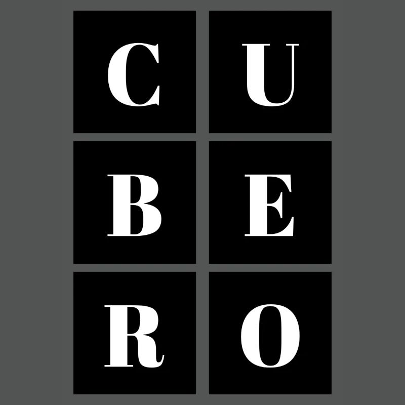 Black & White Square Cube