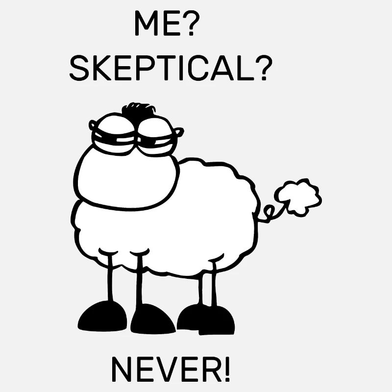 Skeptical sheep