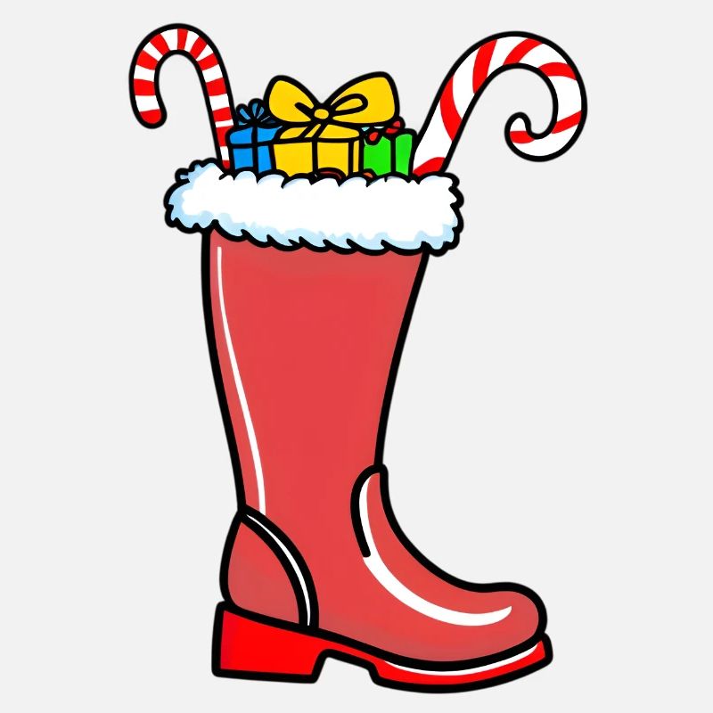 Weihnachtsstrumpf mit Geschenken