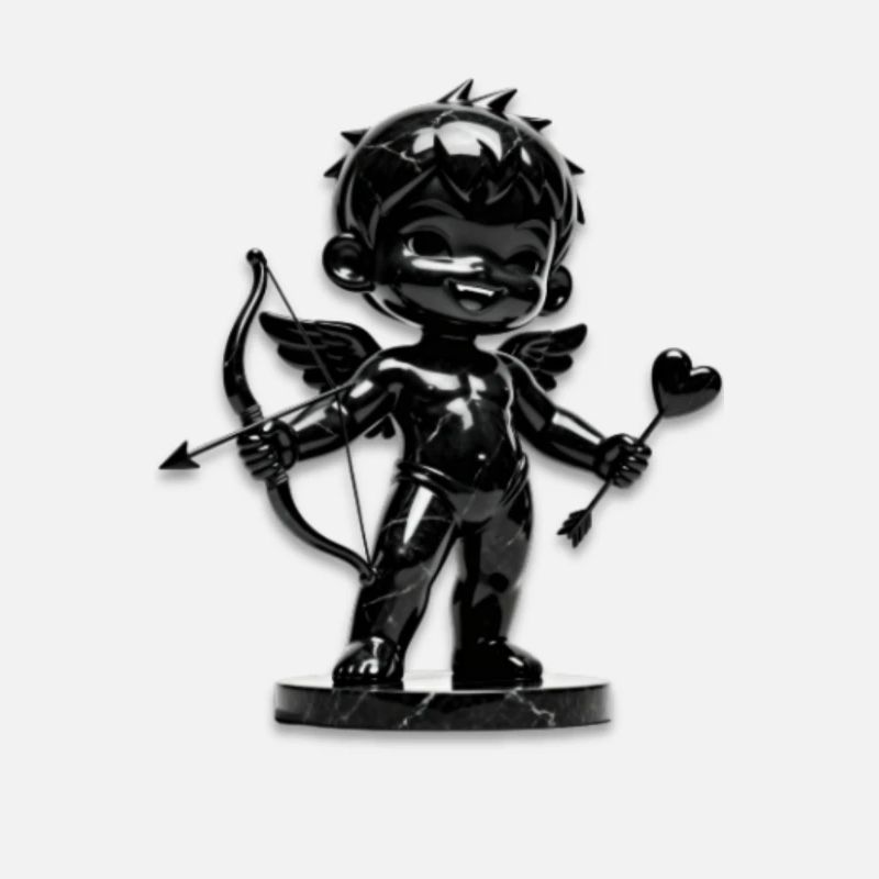 Cupidon Noir avec Arc
