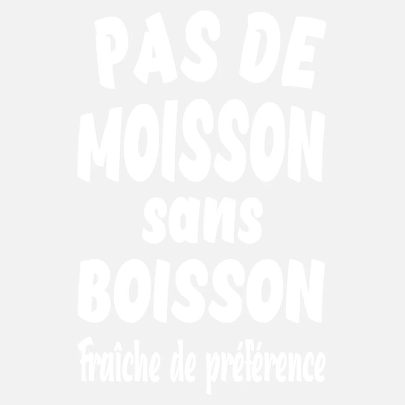 Pas de moisson sans boisson fraîche de préférence