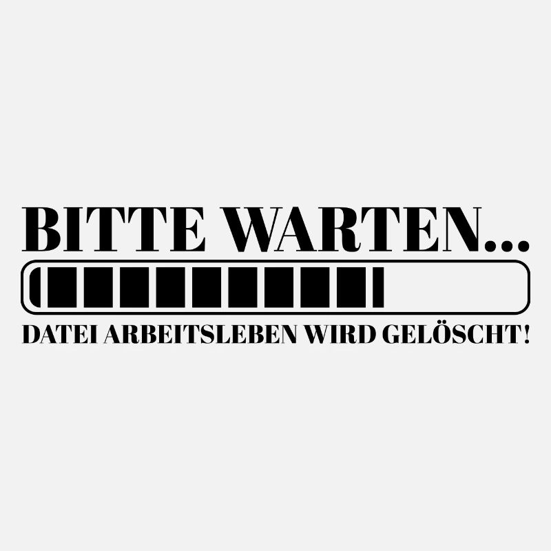 Bitte warten Datei Arbeitsleben wird gelöscht