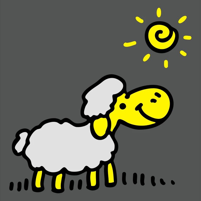 Schäfchen Sonne 3