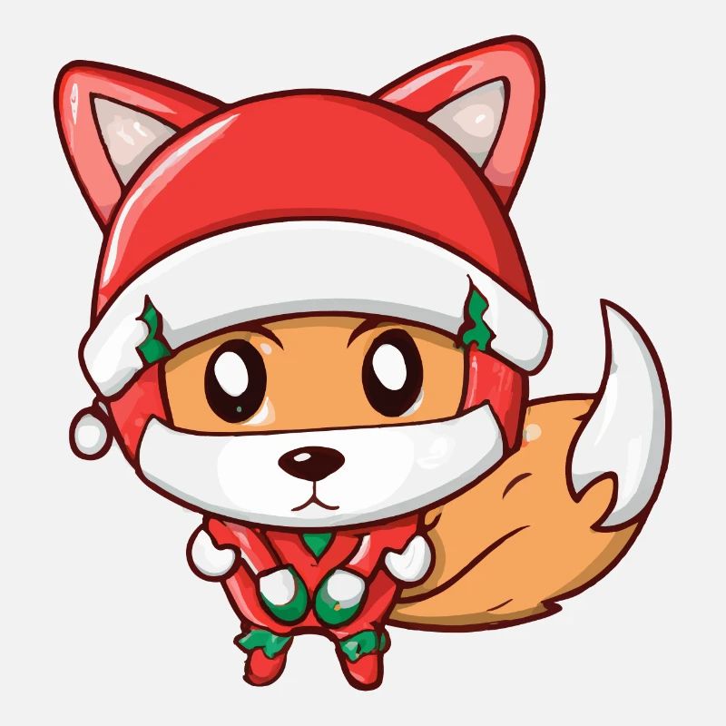 Fuchs Weihnachtsmann Weihnachten Geschenkidee