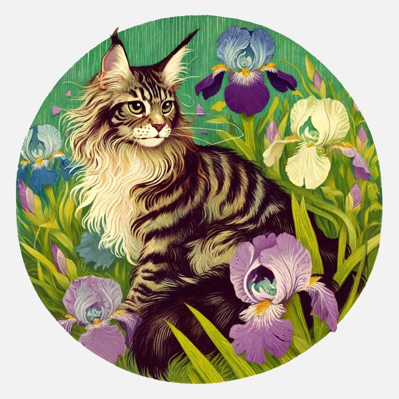 Chat tigré brun Iris