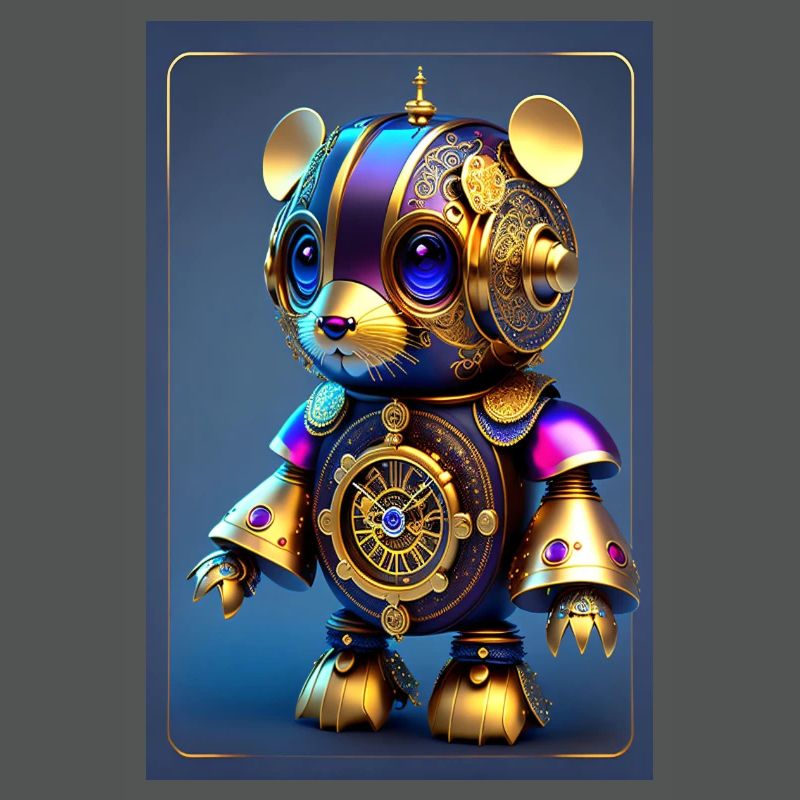 Mignon Clockwork Bébé Hamster Android