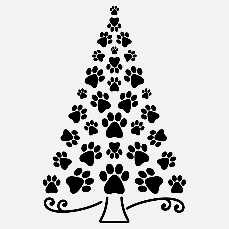 Weihnachtsbaum Pfote