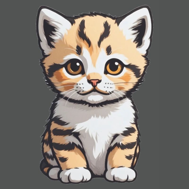 Chat mignon - Conception de chat de compagnie