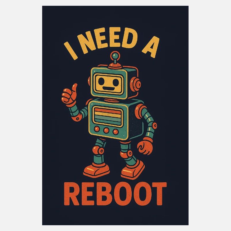 Reboot retro AI robot